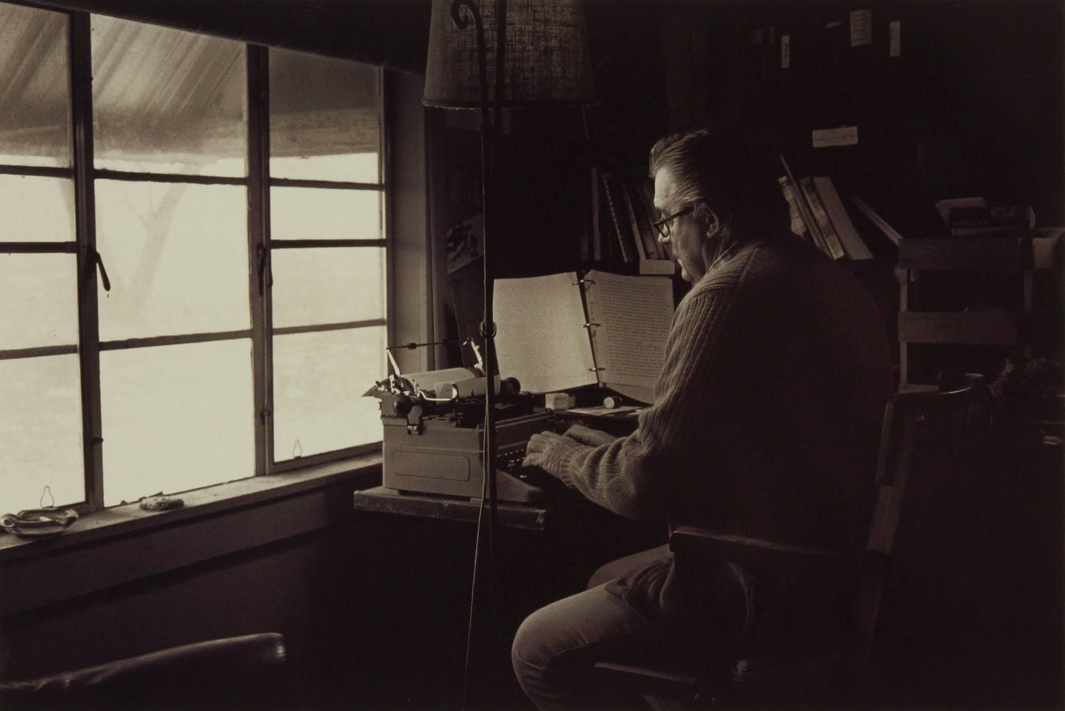 John Graves at Hardscrabble - photograph by Bill Wittliff