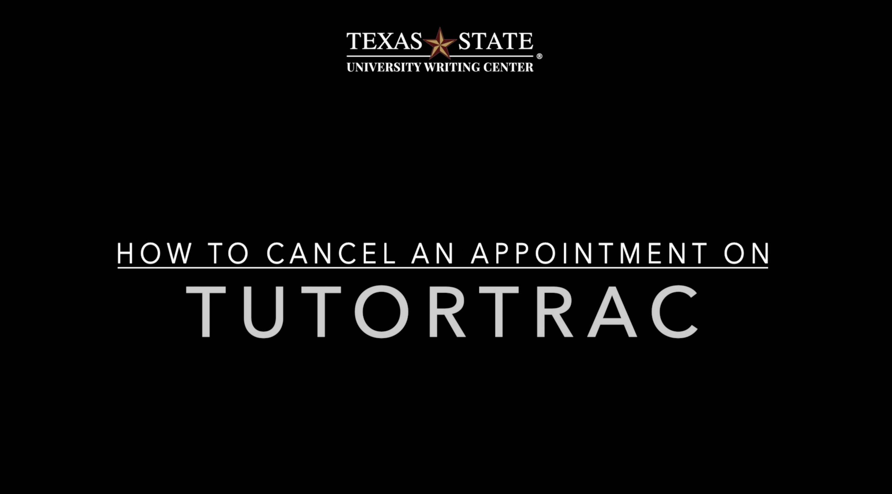 How to Cancel an Appointment