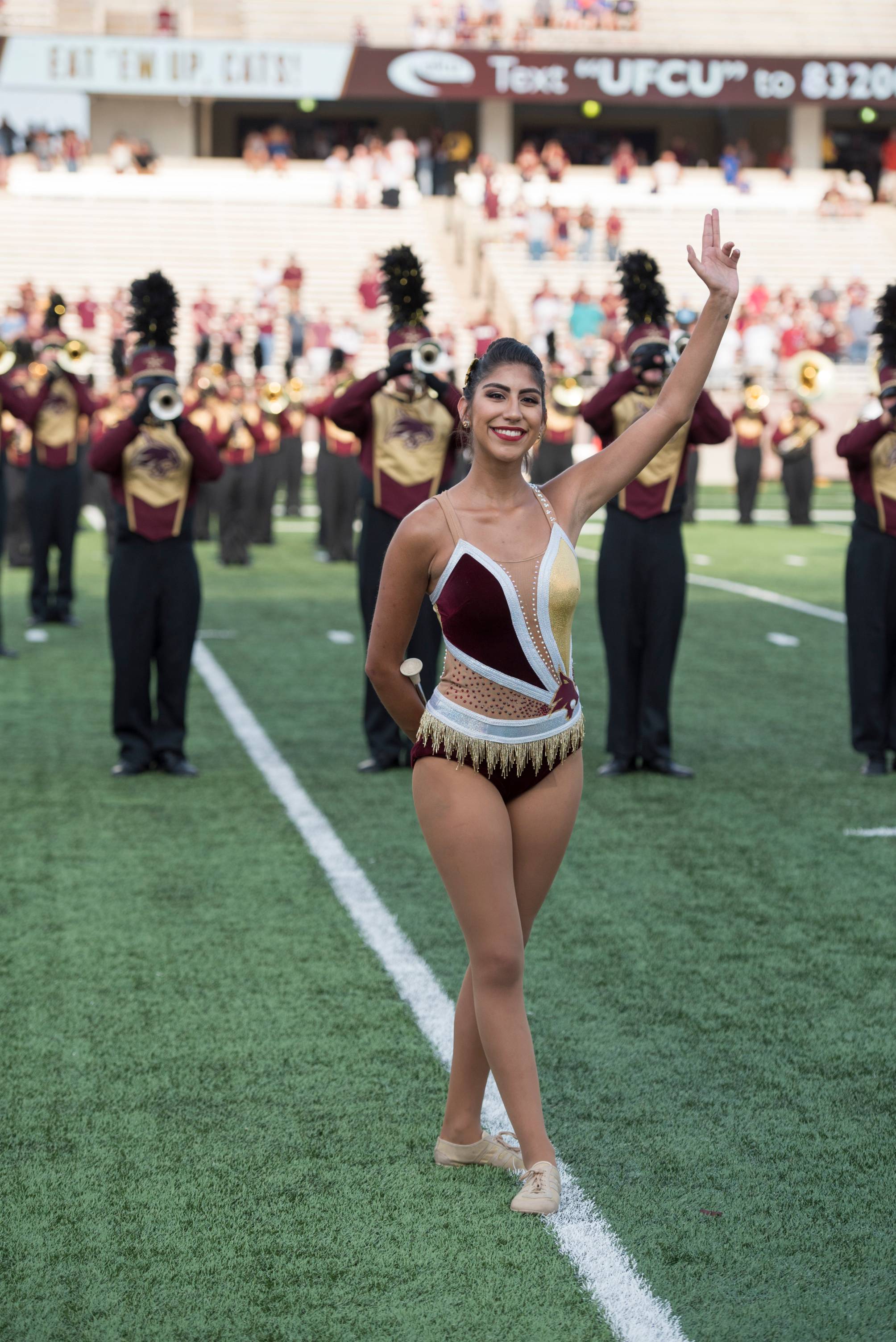 Color Guard & Twirlers : Texas State University Bands : Texas