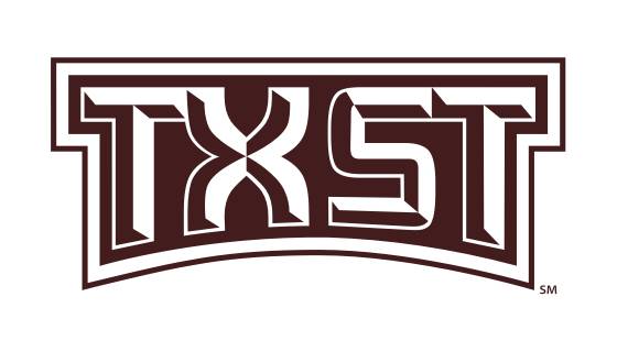 TXST maroon logo