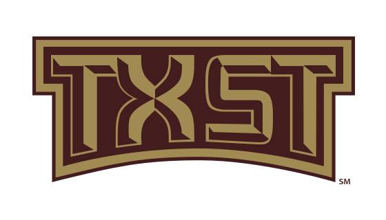 TXST two-color logo