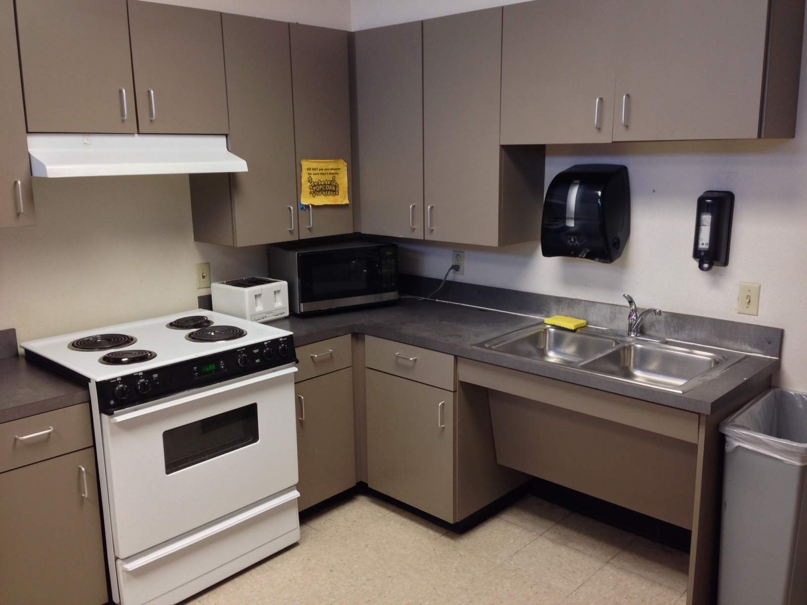 Residence hall kitchen