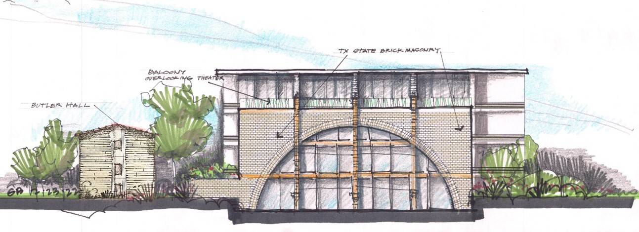 Music Building Concept Drawing