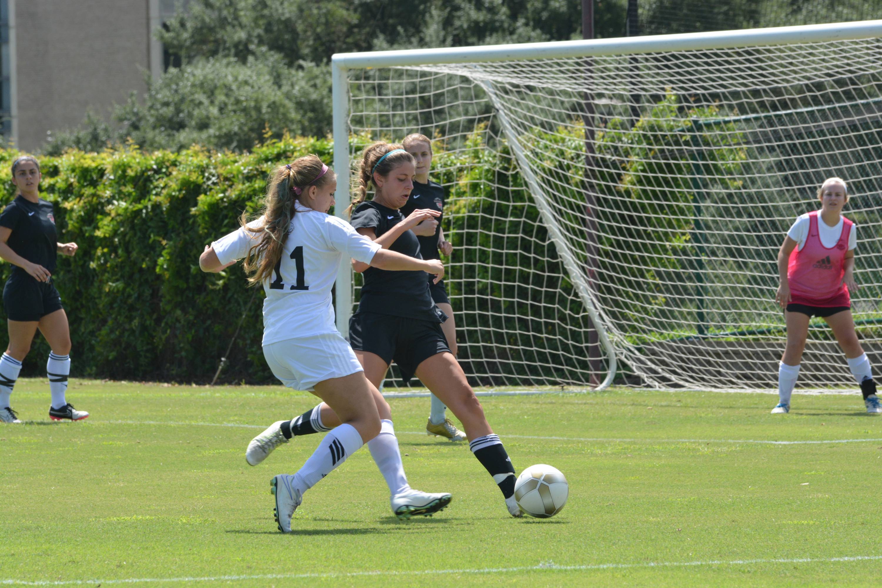 Player playing soccer