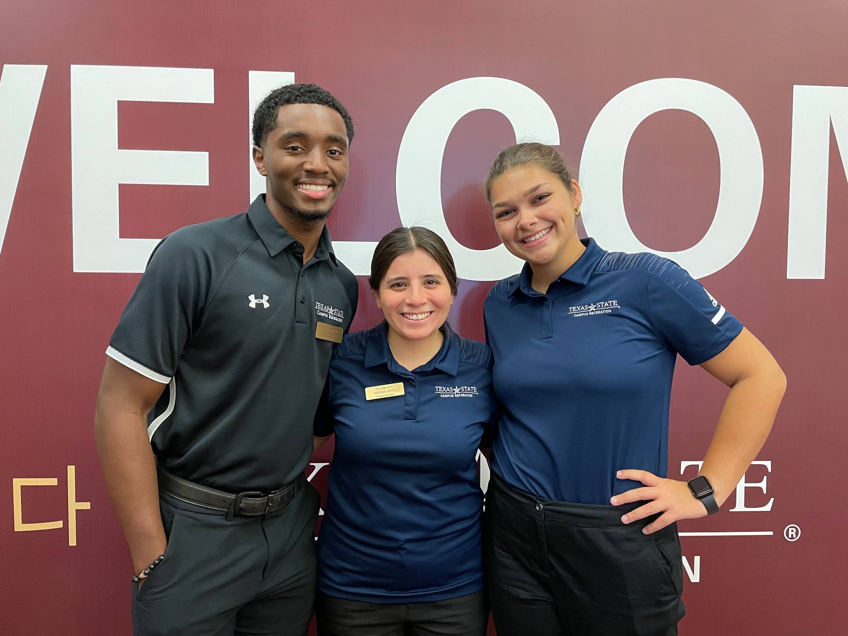 Three Graduate Assistants for 2022 at Campus Rec