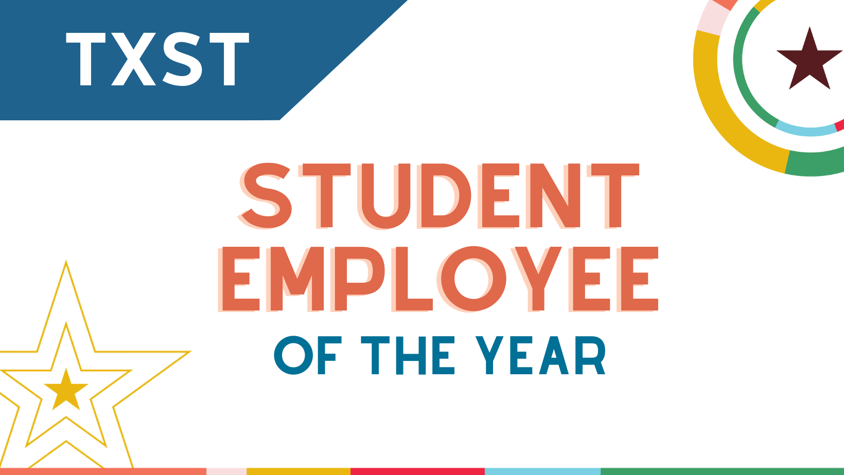 2020 student employee of the year logo