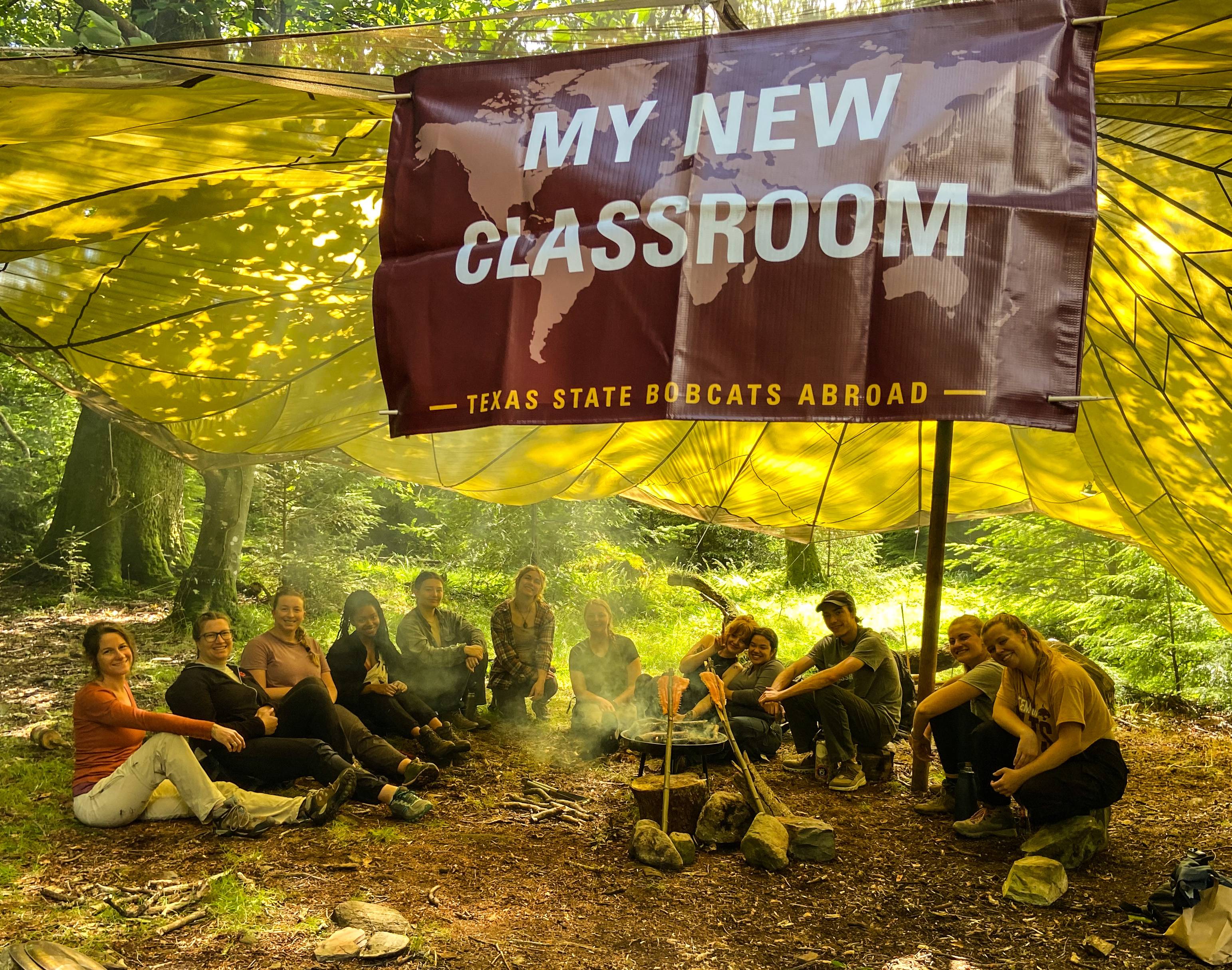 Student in Northern Ireland Camping