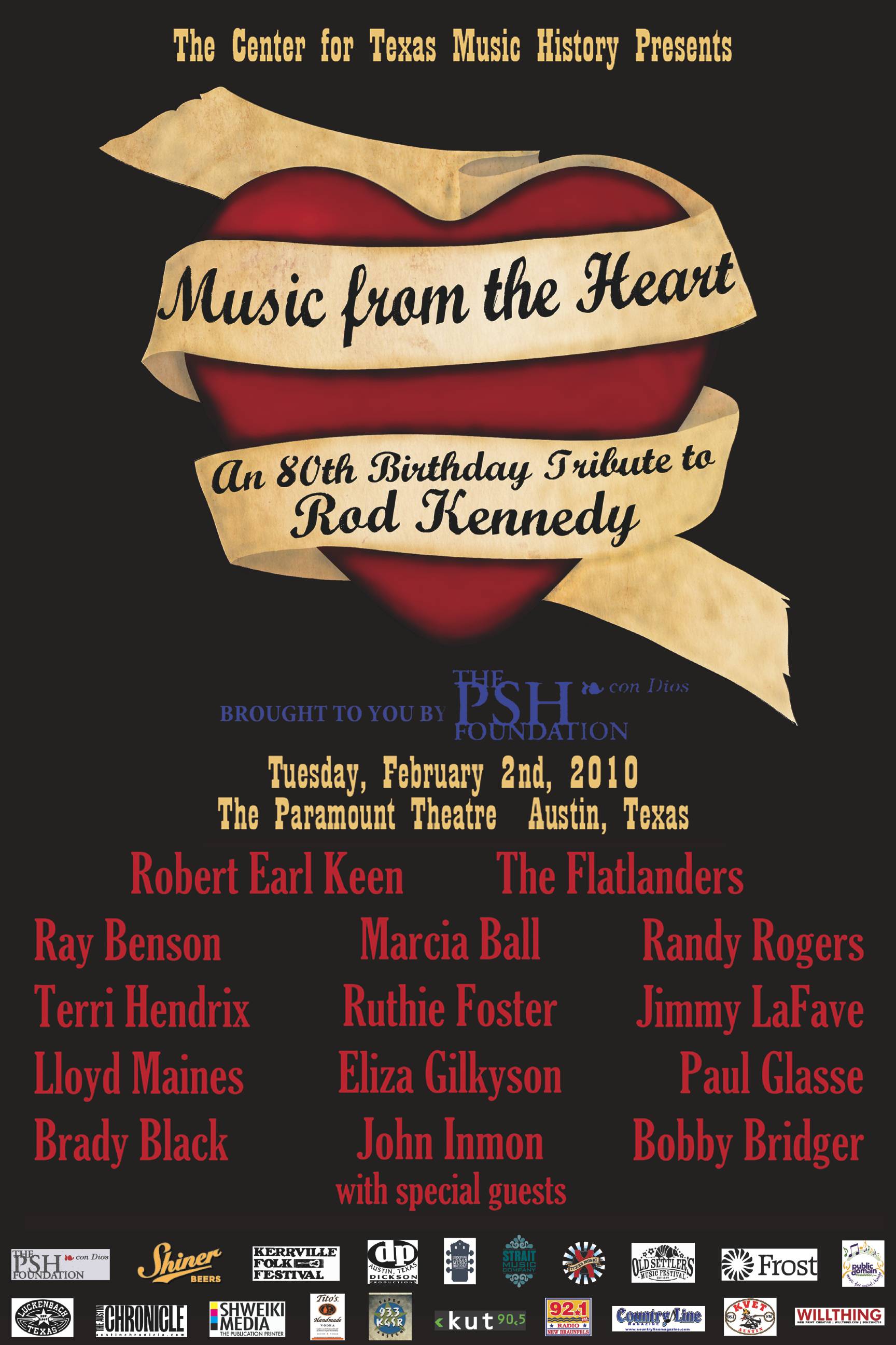 Music From The Heart Concert Poster