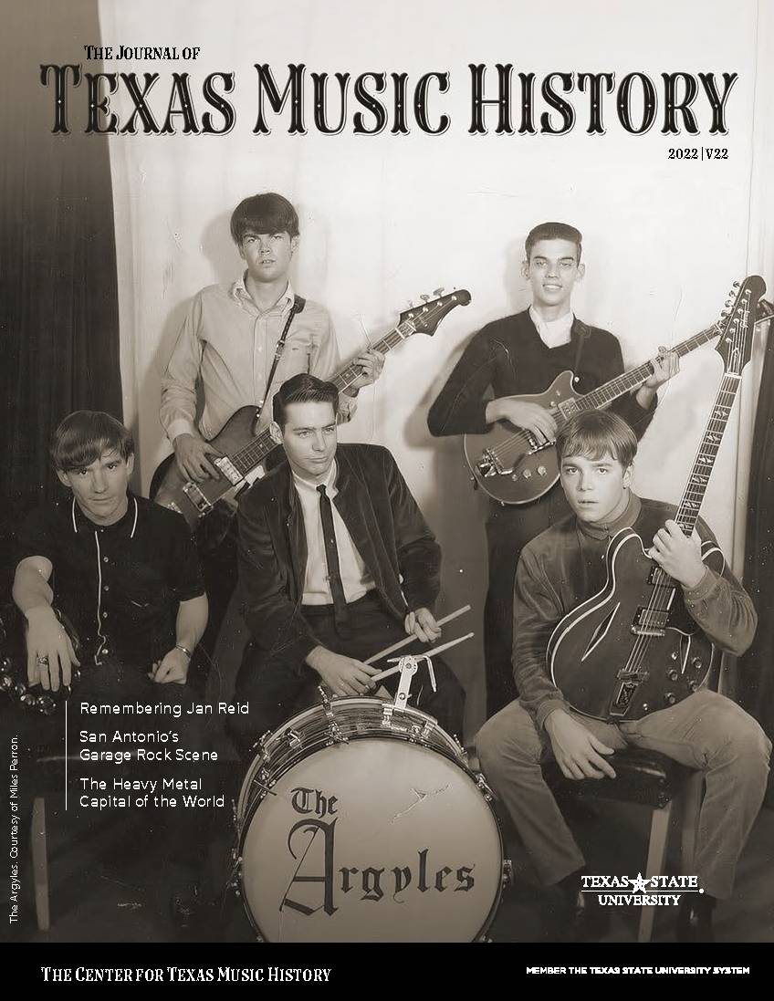 Journal of Texas Music History, Volume 22, 2022