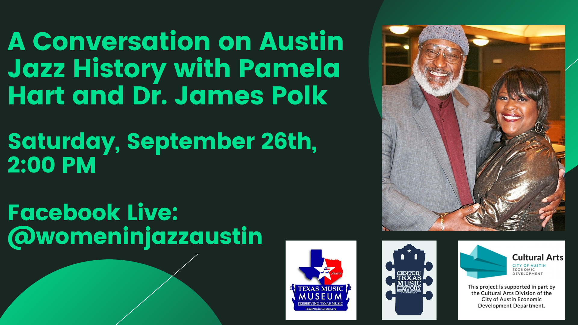 Conversation with Pamela hart and James Polk