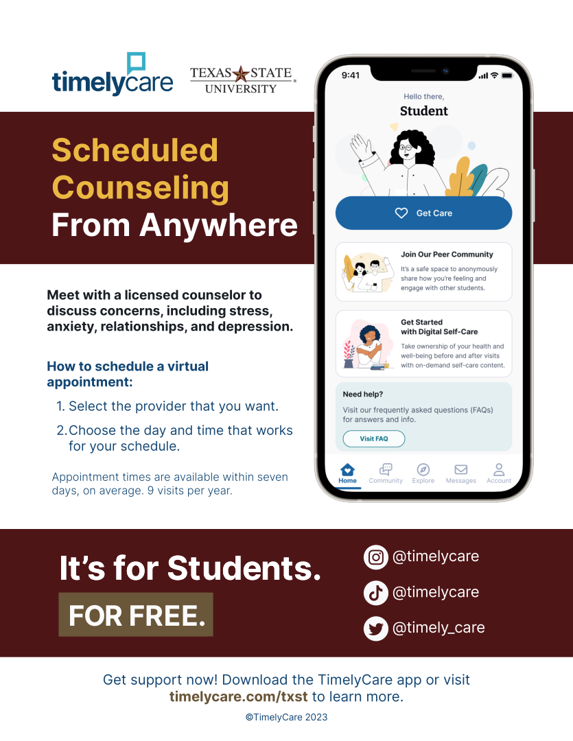 timelycare counseling information