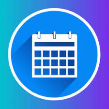 blue calendar
