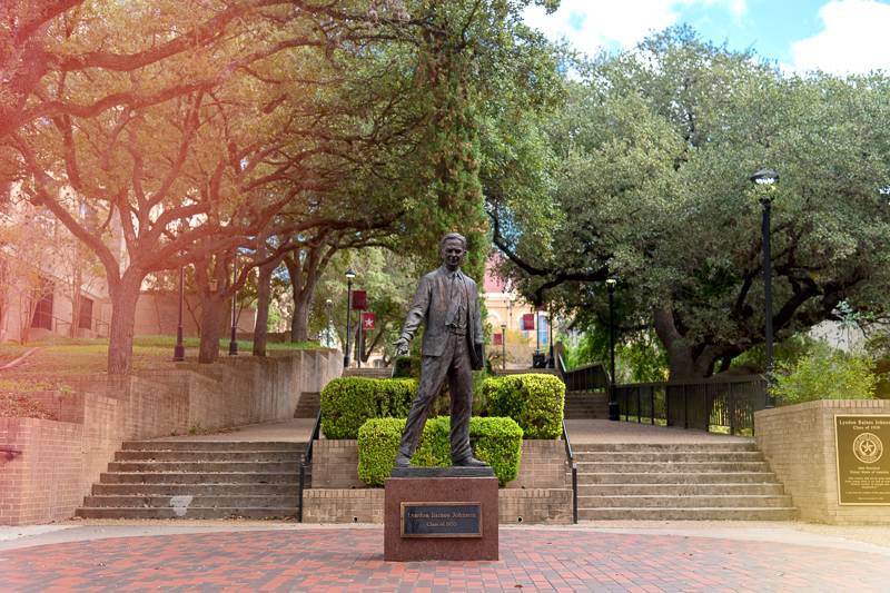 Lydon B Johnson statue