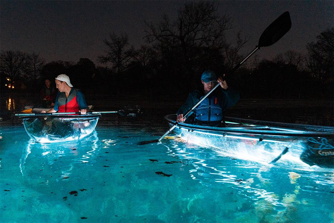 light up kayak tour