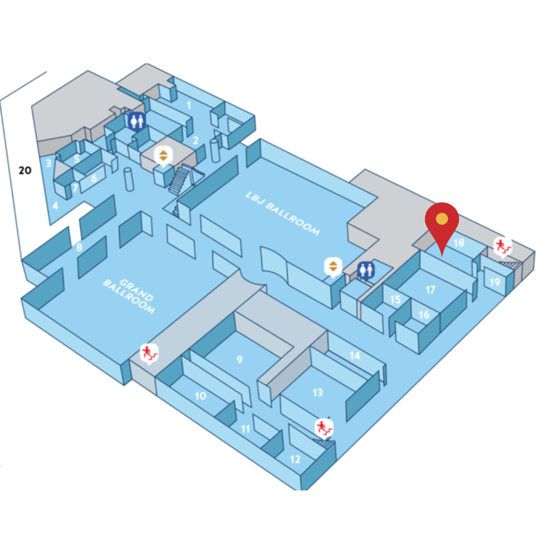 map of LBJ SC 3rd floor