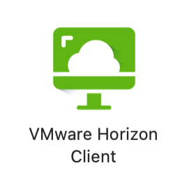 The VMware Horizon Client Window