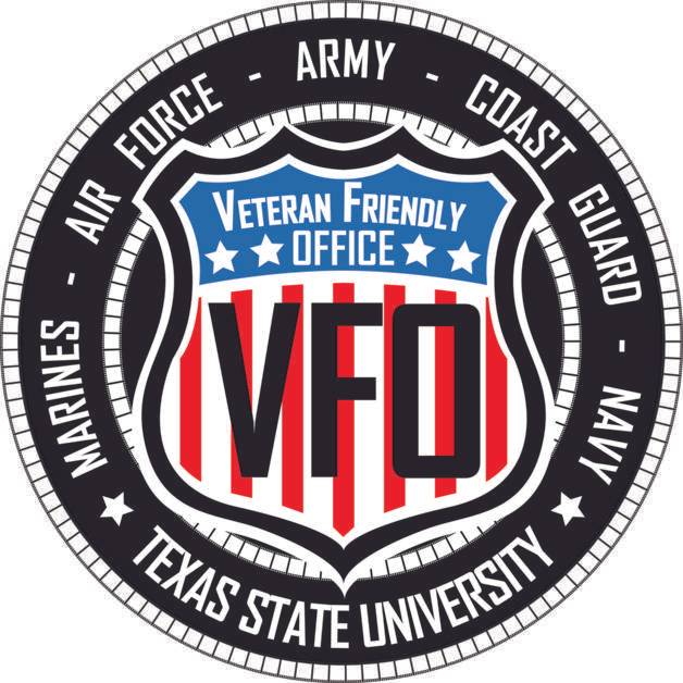 Texas State University Veteran Friendly Office Logo