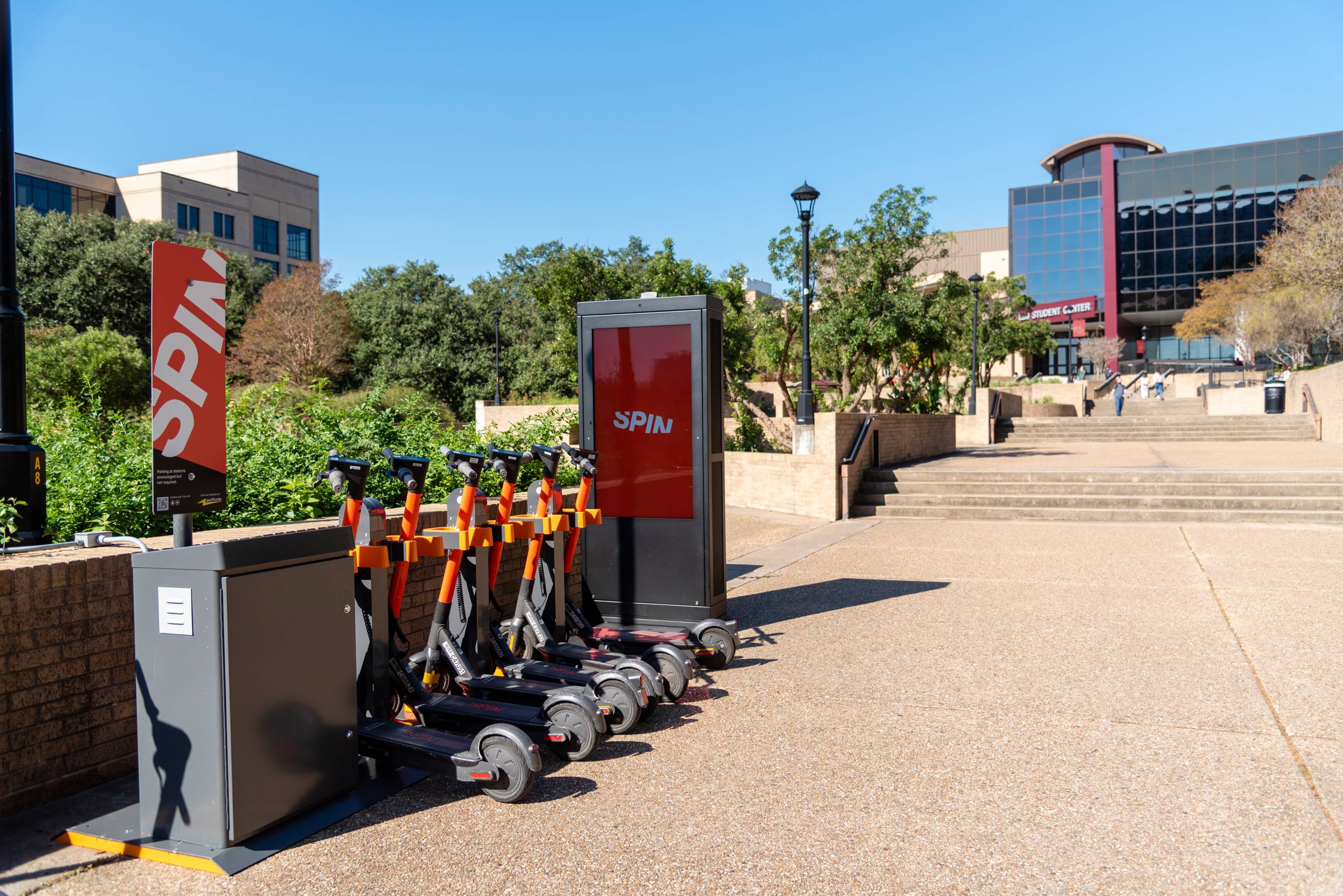 SPIN scooters on campus