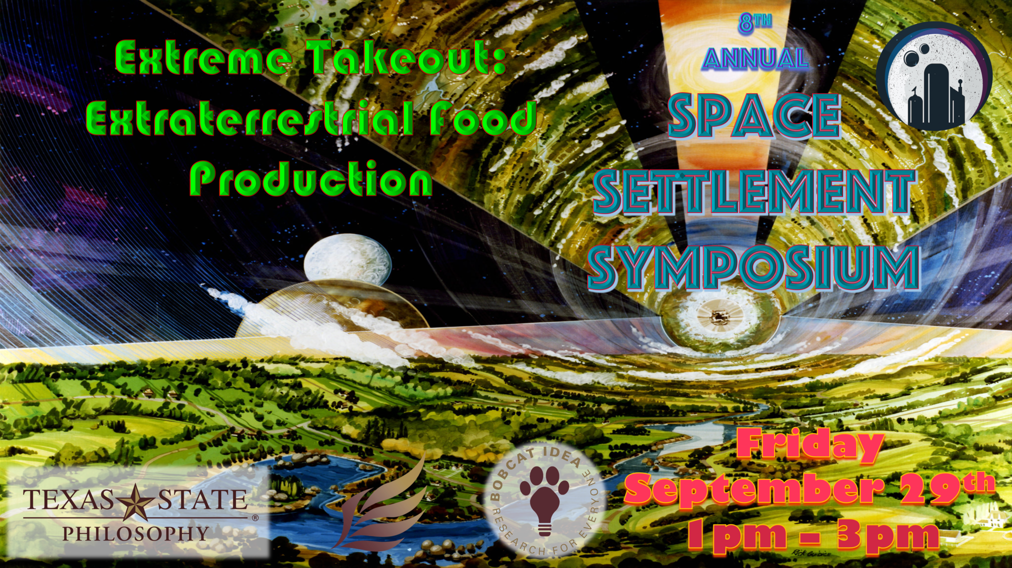 8th Annual Space Settlement Symposium flyer