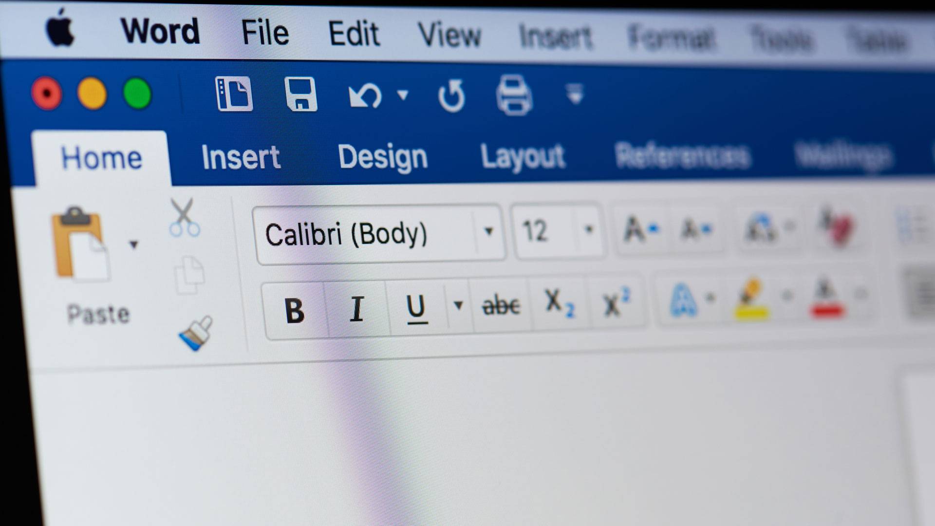 Microsoft Word interface on screen.