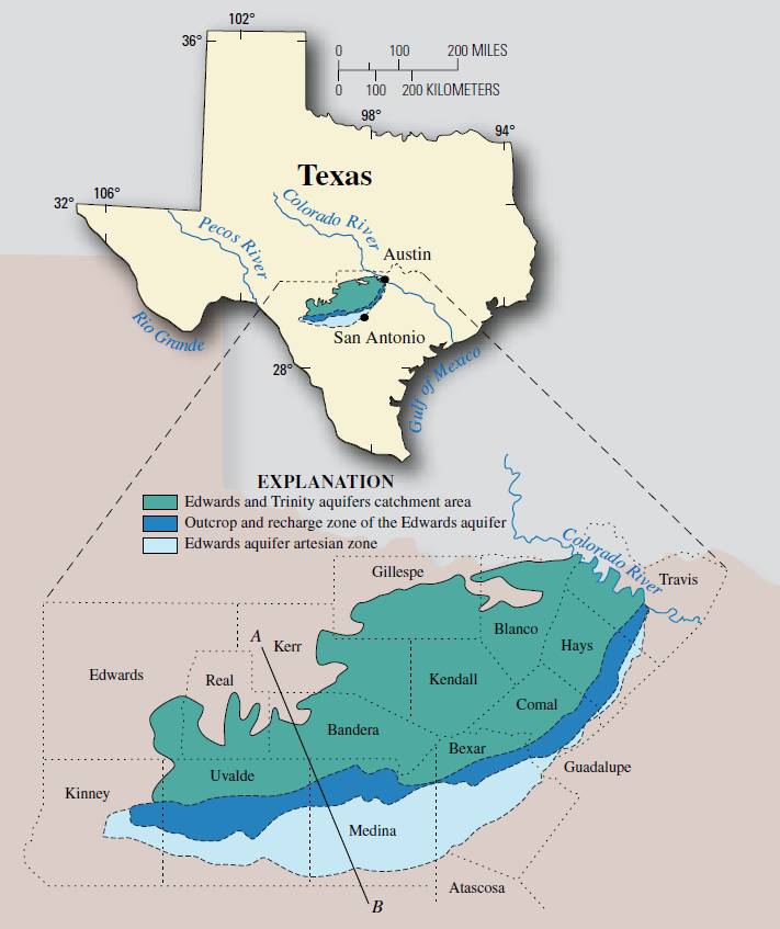 Edwards Aquifer Figure