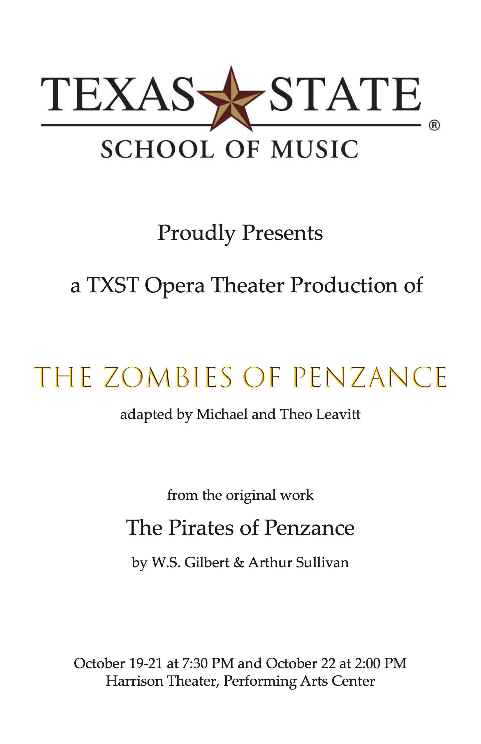Zombies of Penzance Program pg 2