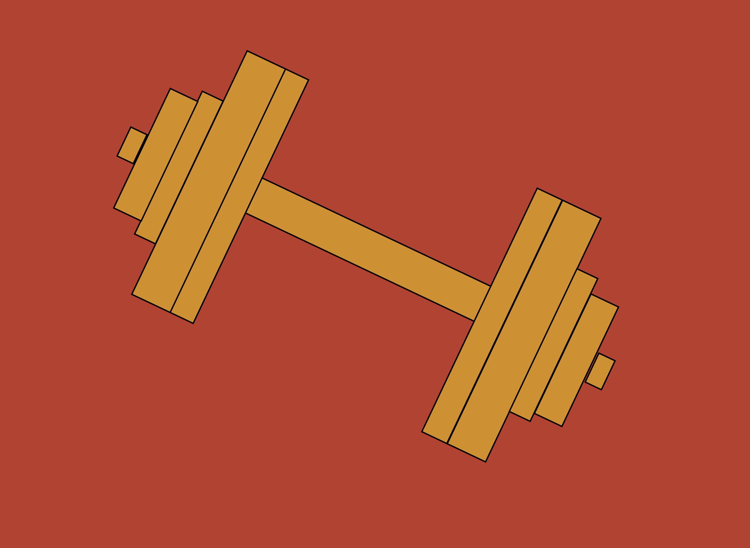 Graphic of a weight for lifting. 