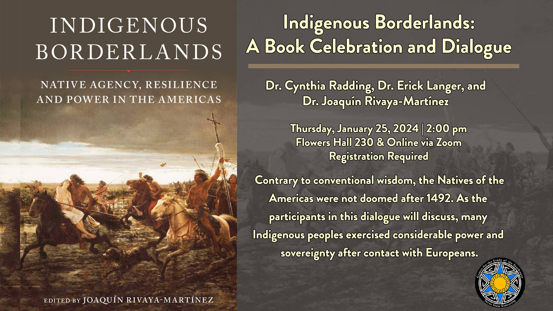  Indigenous Borderlands:  A Book Celebration and Dialogue