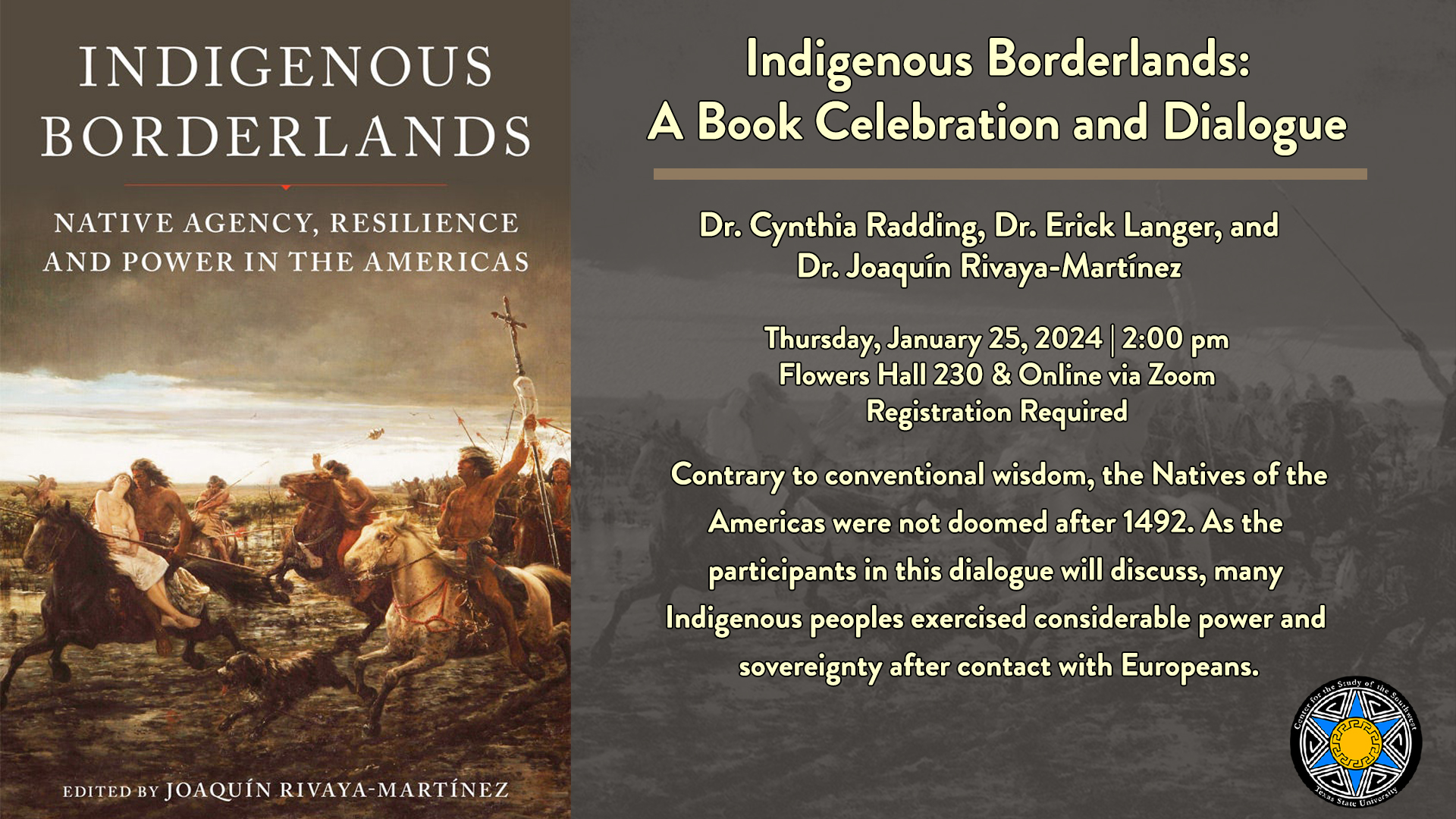 Indigenous Borderlands: A Book Celebration and Dialogue