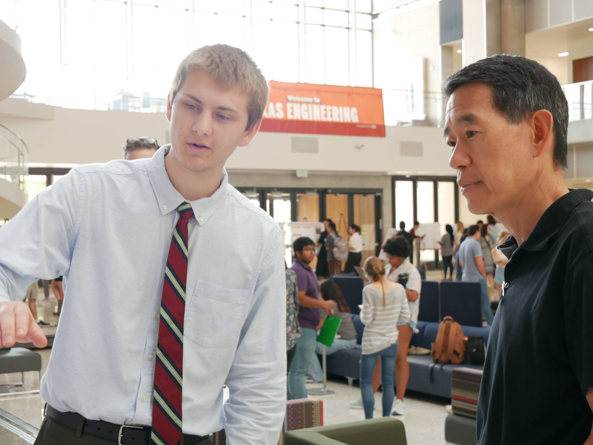 Layne Sauer in Dr. Seth Bank Lab