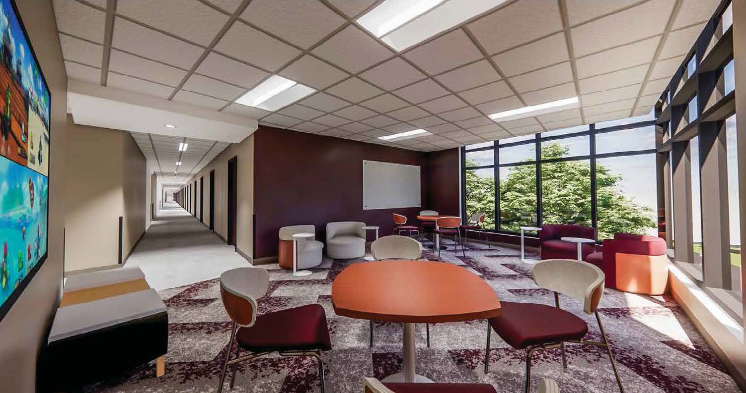 Richard A. Castro Hall Study Room Concept Render