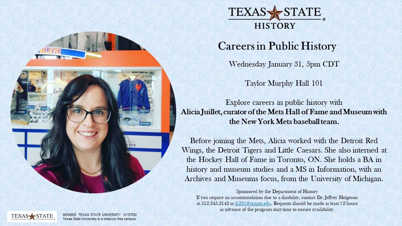 Careers in Public History event