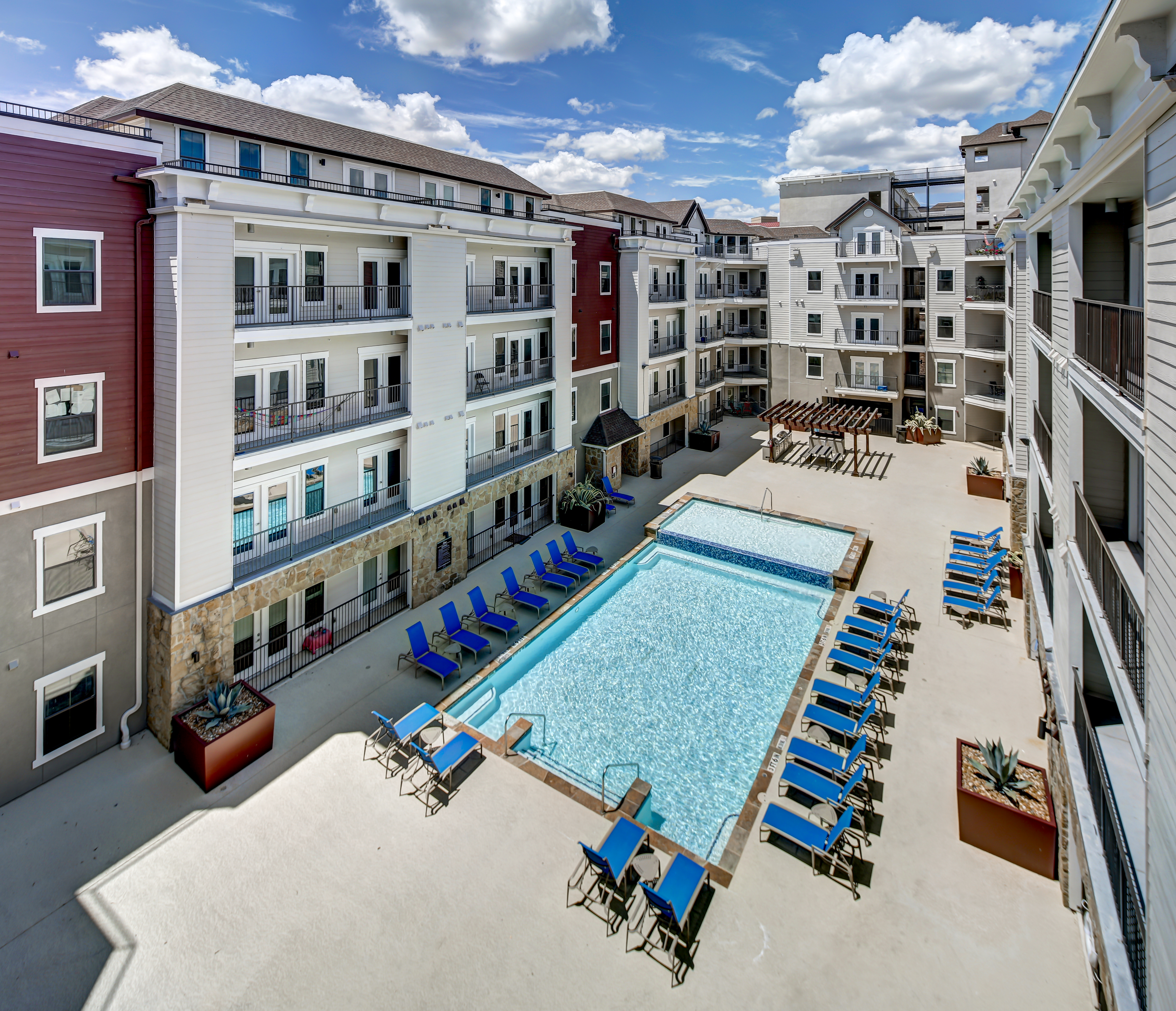 Exterior view of Cypress Apartments