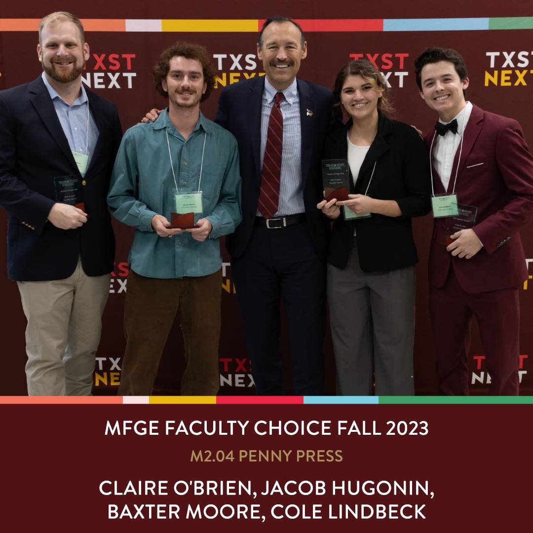 MFGE Faculty Choice Winners