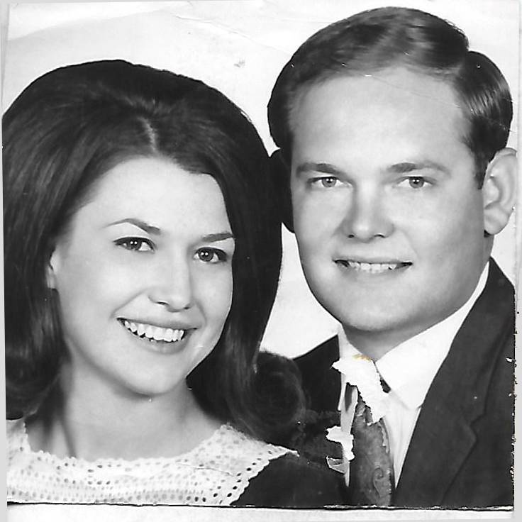 black and white vintage photo of couple