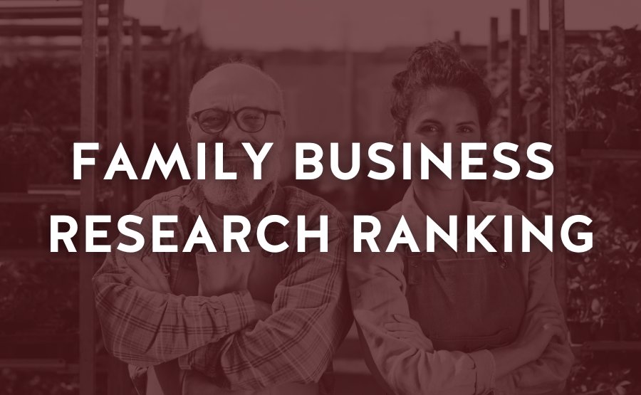 Family Business Research Ranking