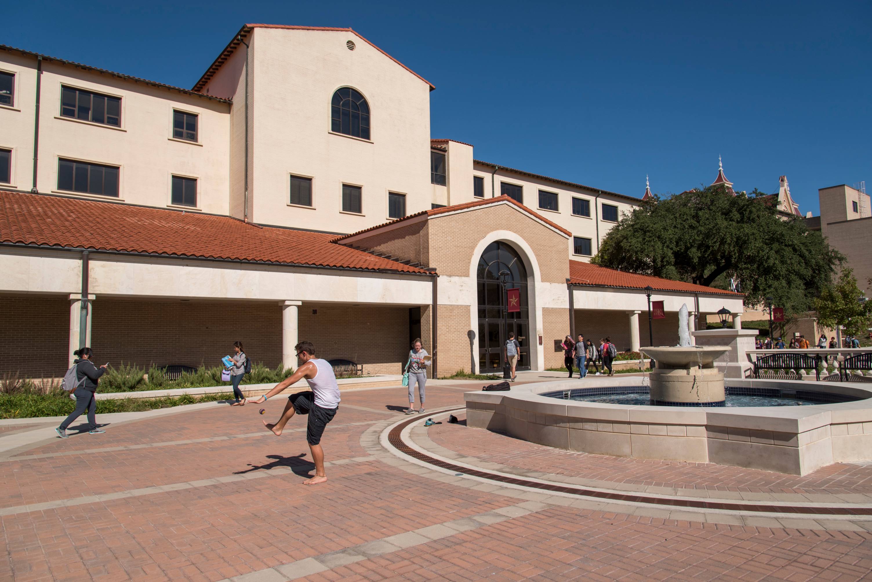 students flowers hall