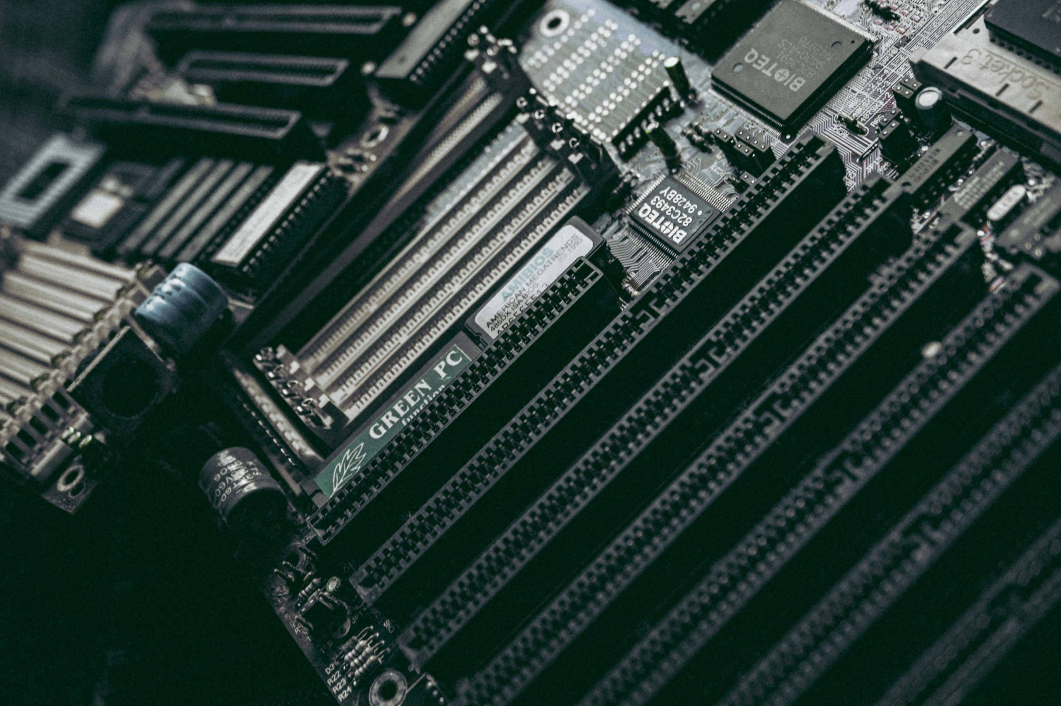 An image of circuit boards