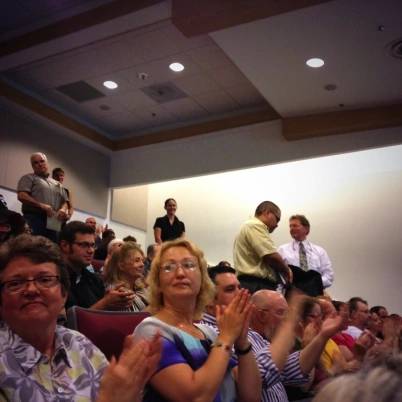 Faculty at awards ceremony