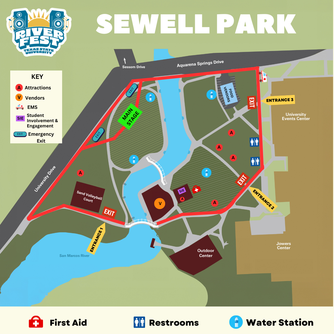 River Fest - Updated Map