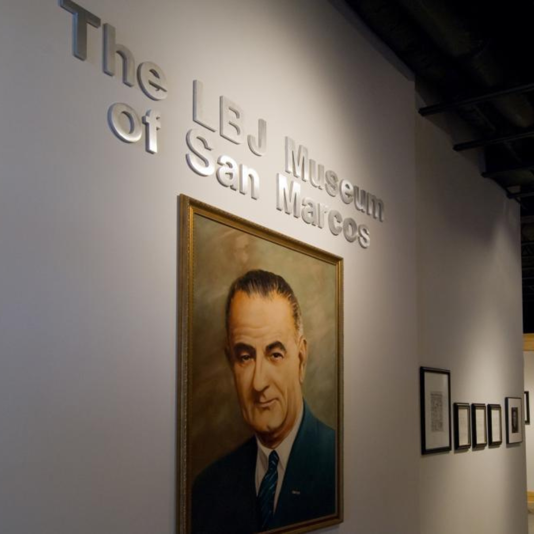 Image of The LBJ Museums of San Marcos entrance