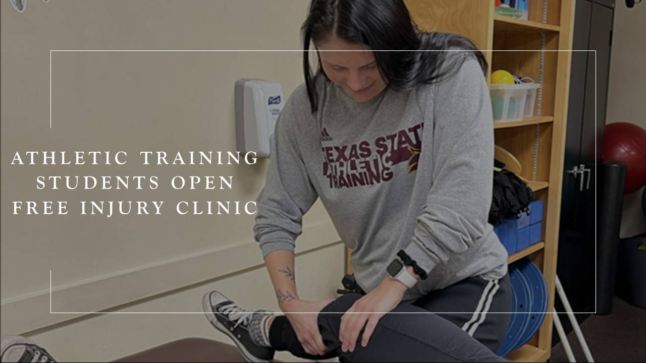 Athletic Training Students Open Free Injury Clinic