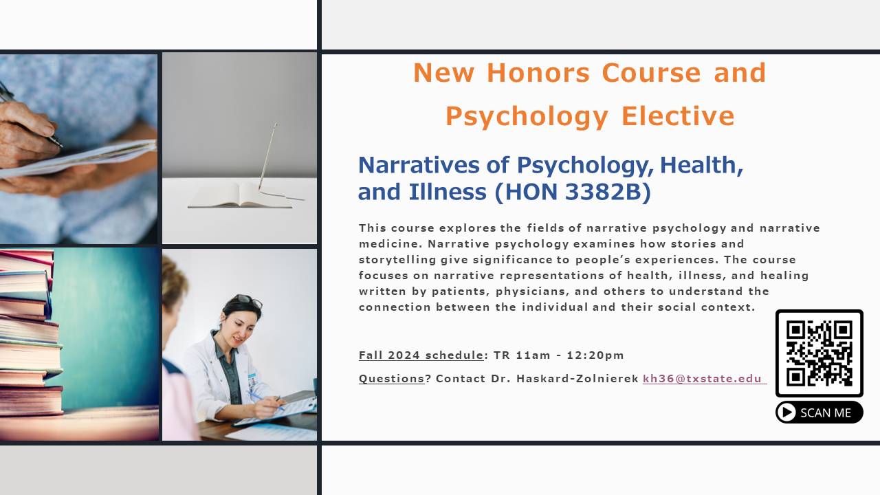 new honors course slide