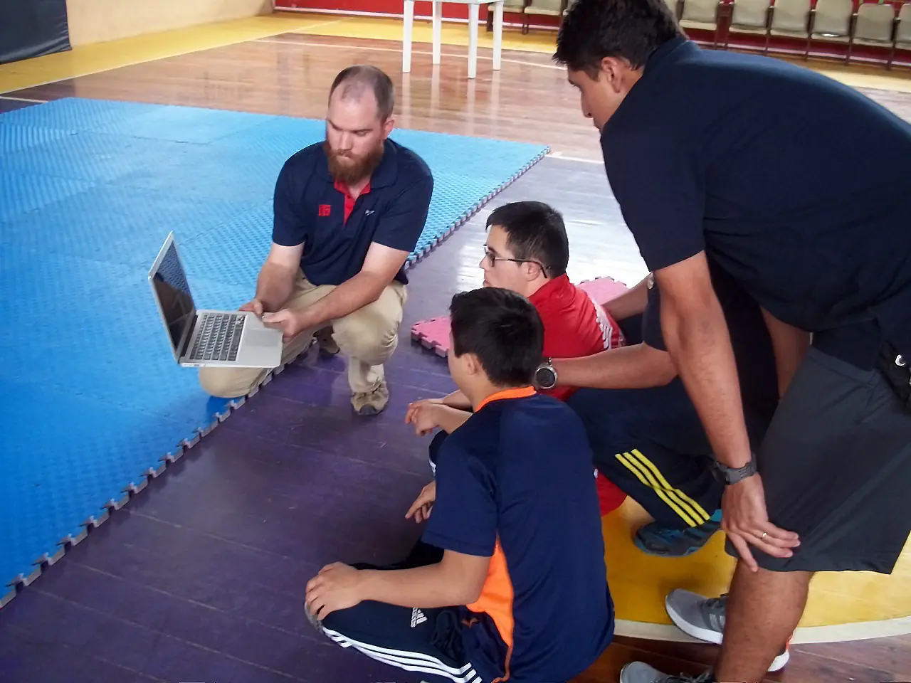 Fife working with students