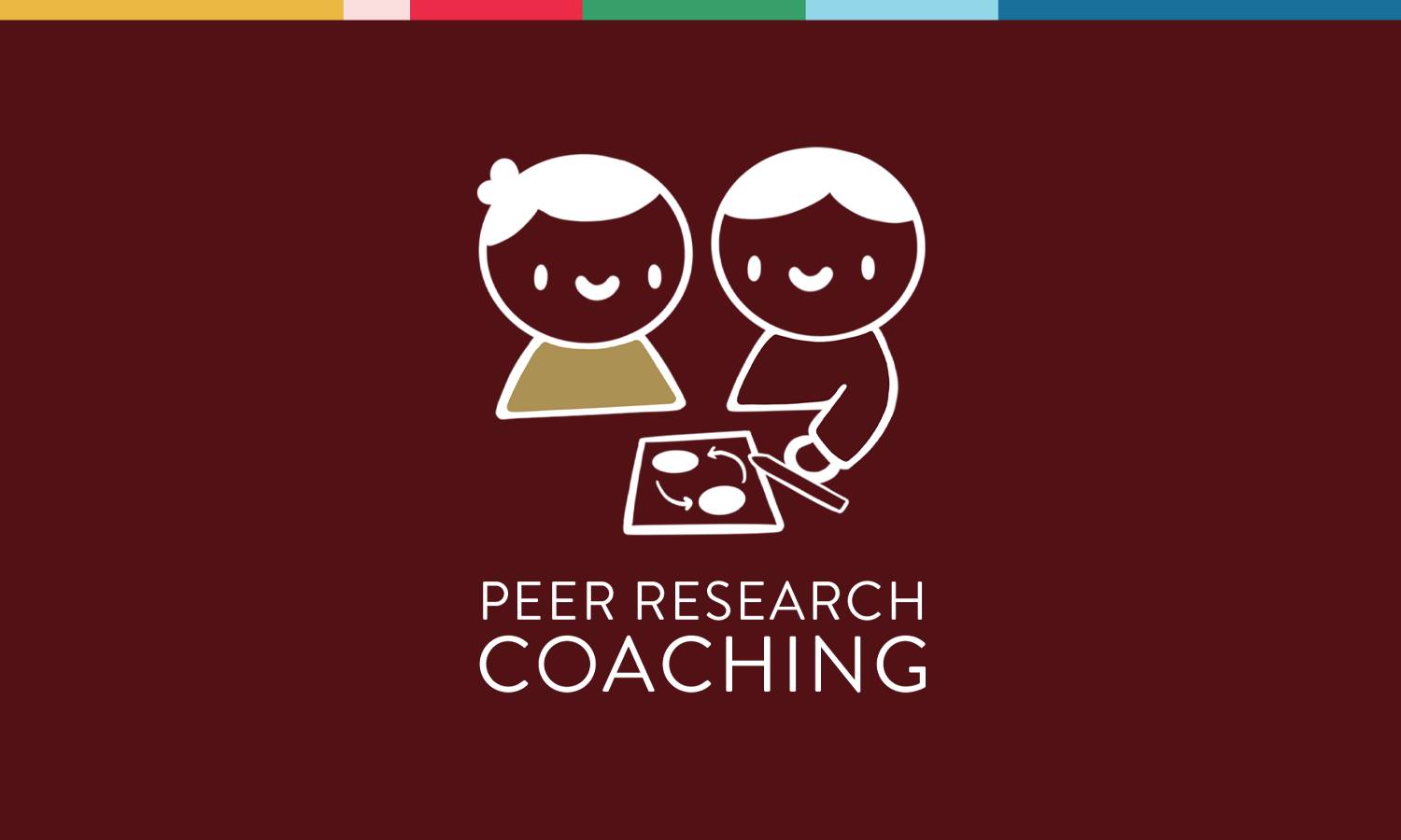 Illustration with Peer Research Coaching in text