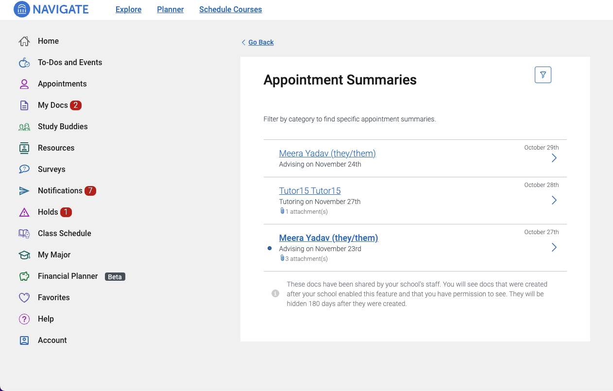 Access Your Docs in NavigateTXST NavigateTXST Texas State University