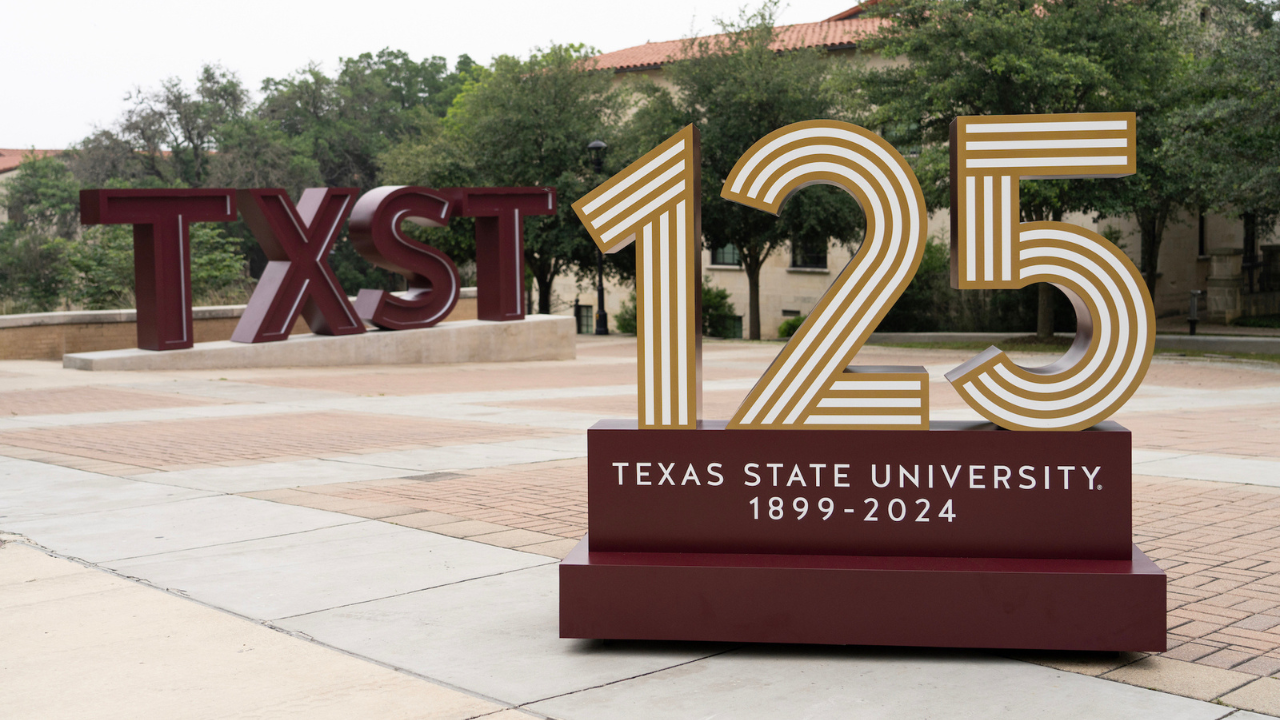 Celebrate the 125th Anniversary of Texas State University.