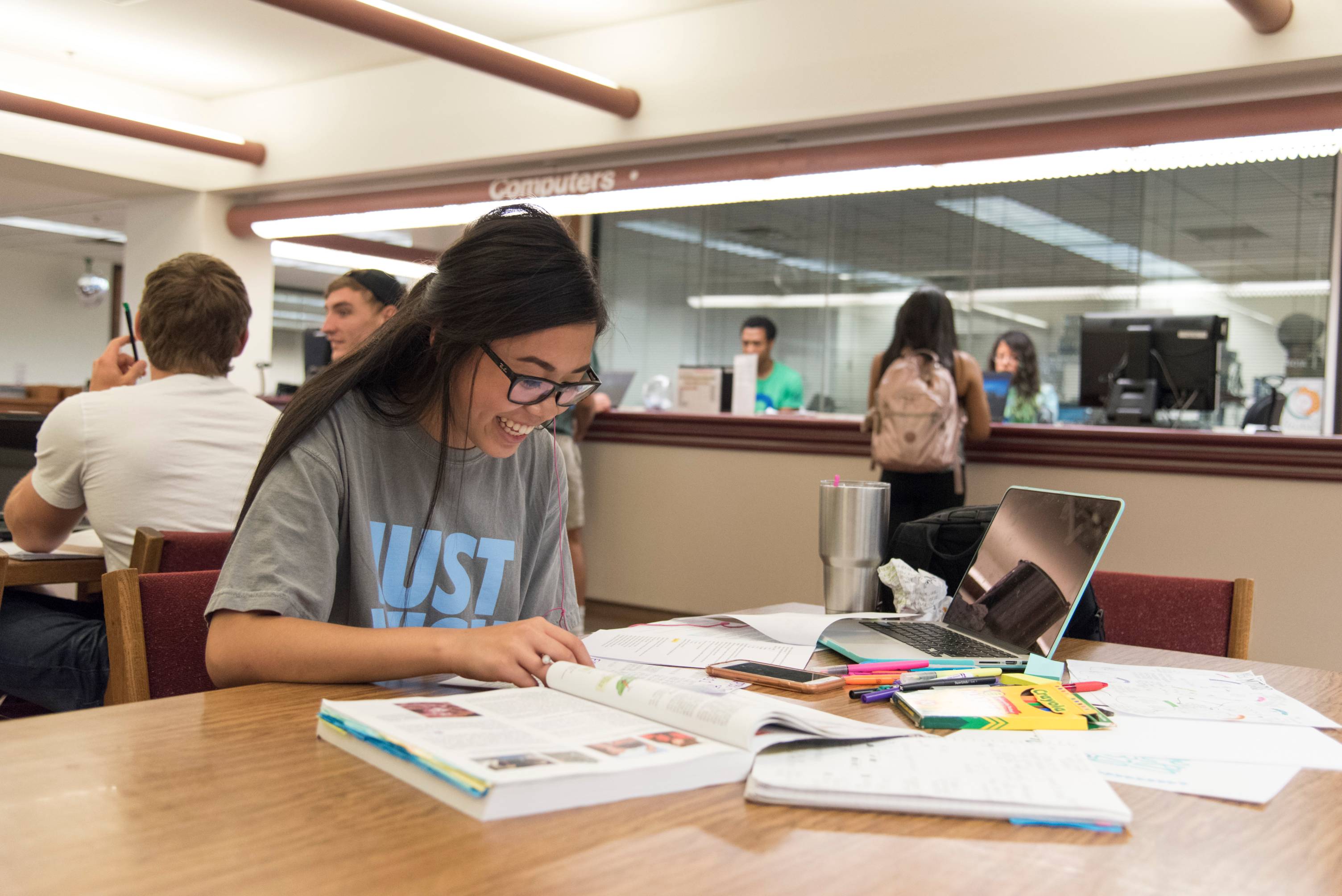 Student studying 