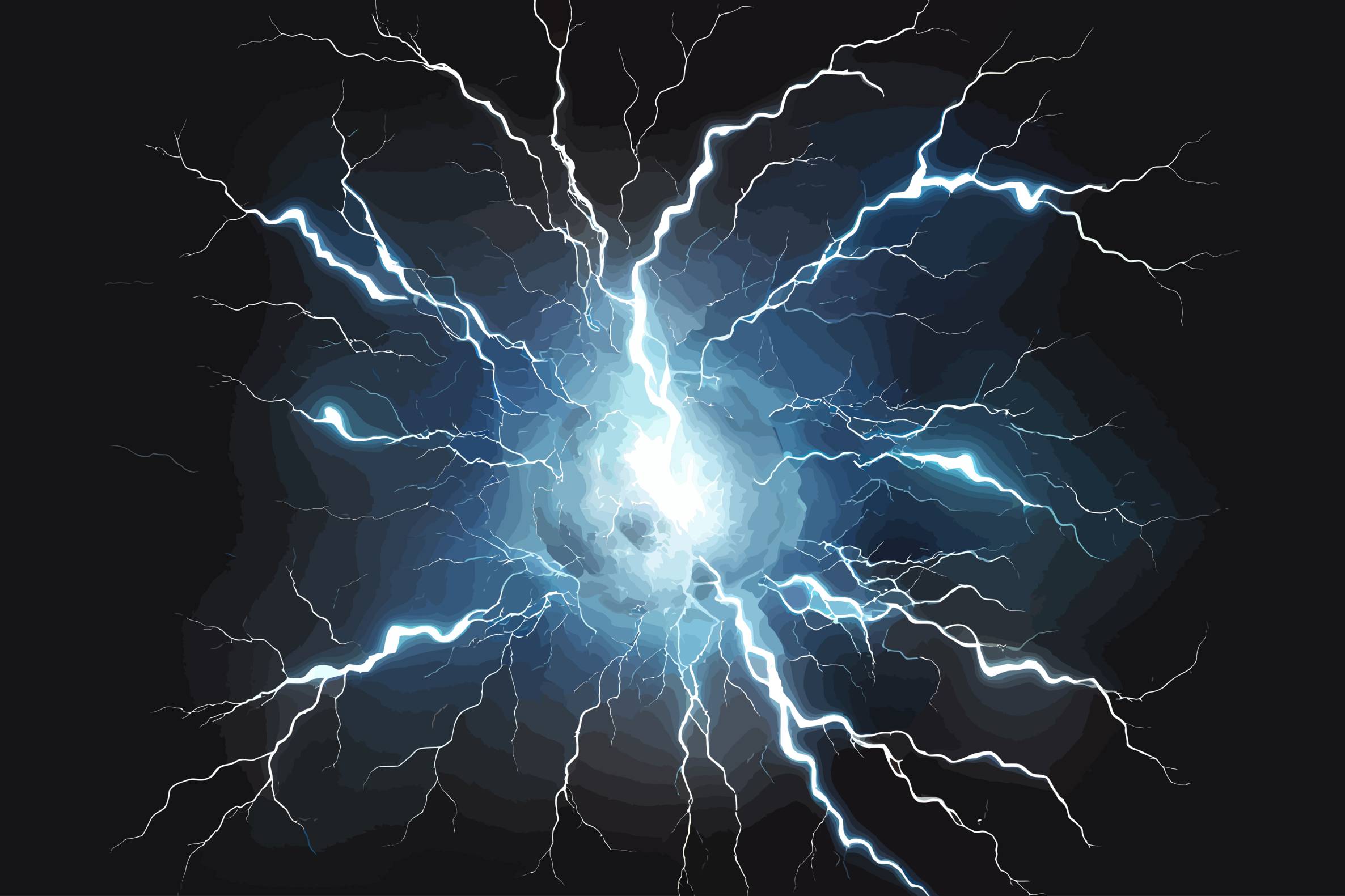 composite image of ball lightning
