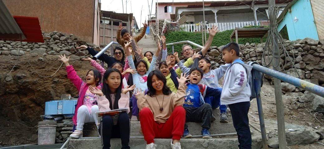 Students posing for photo